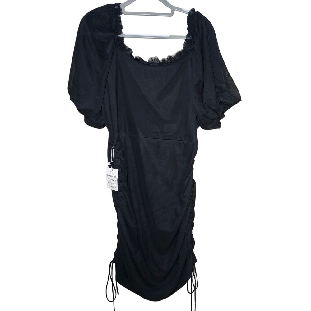 MiaJoy Alyssa Black‎ Midi Dress Size XL